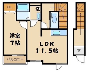 オクレットの物件間取画像